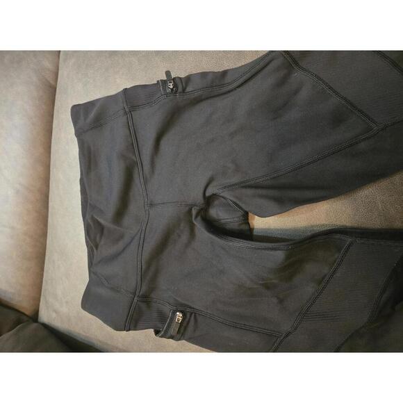 Lululemon Black Women's Leggings Size 4 - Picture 2 of 5